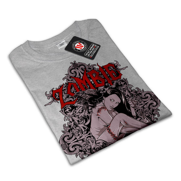 Zombie Women Victim Mens T-Shirt