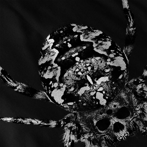 Spider Skull Face Womens Hoodie
