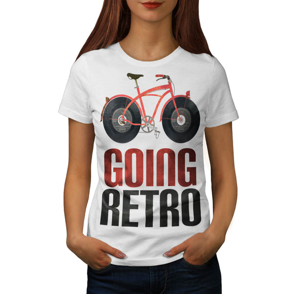 Going Retro Bicycle Womens T-Shirt