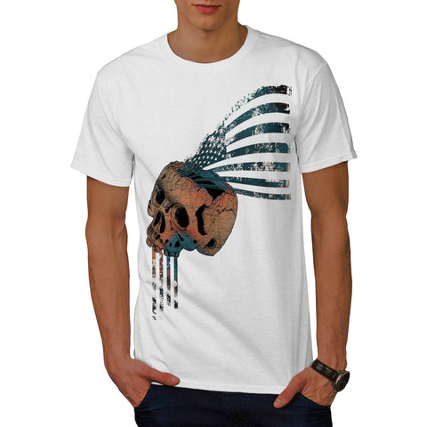 American Indian Skull Mens T-Shirt
