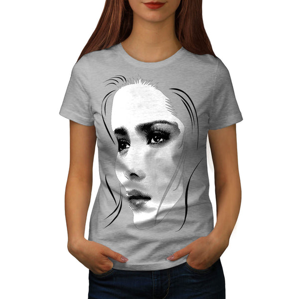 Human Face Beautiful Womens T-Shirt