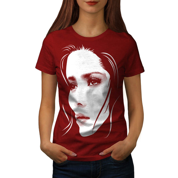 Human Face Beautiful Womens T-Shirt