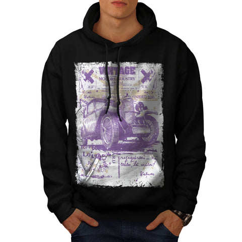 Vintage Auto Mobile Mens Hoodie