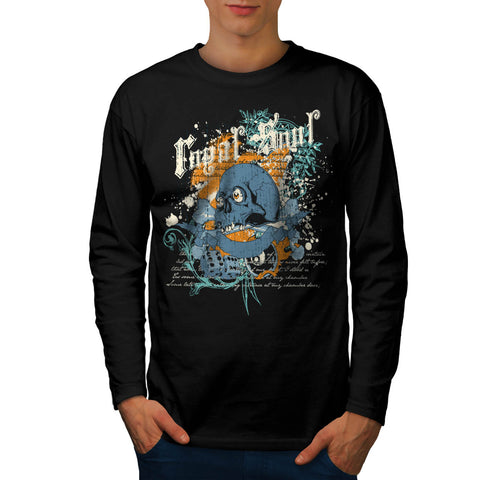 Angel Soul Death Mens Long Sleeve T-Shirt