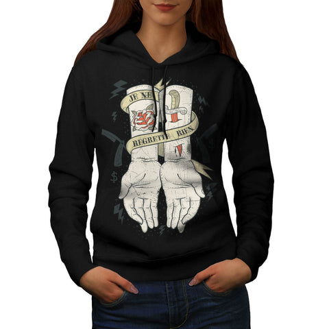 Je Ne Regrette Rien Womens Hoodie
