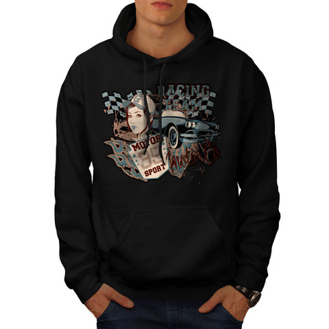Racing Motor Sport Mens Hoodie