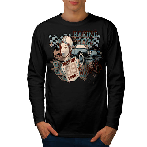Racing Motor Sport Mens Long Sleeve T-Shirt