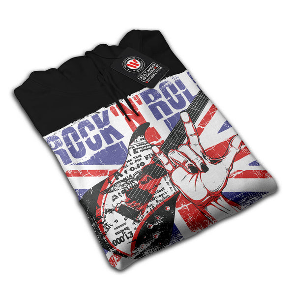 Rock And Roll Star Mens Hoodie