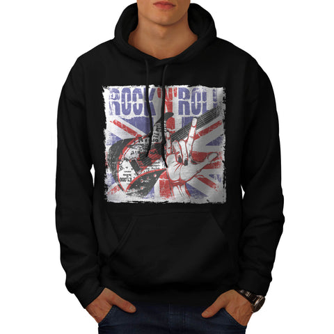 Rock And Roll Star Mens Hoodie