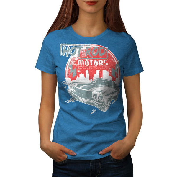 Hot Rod Motors Club Womens T-Shirt