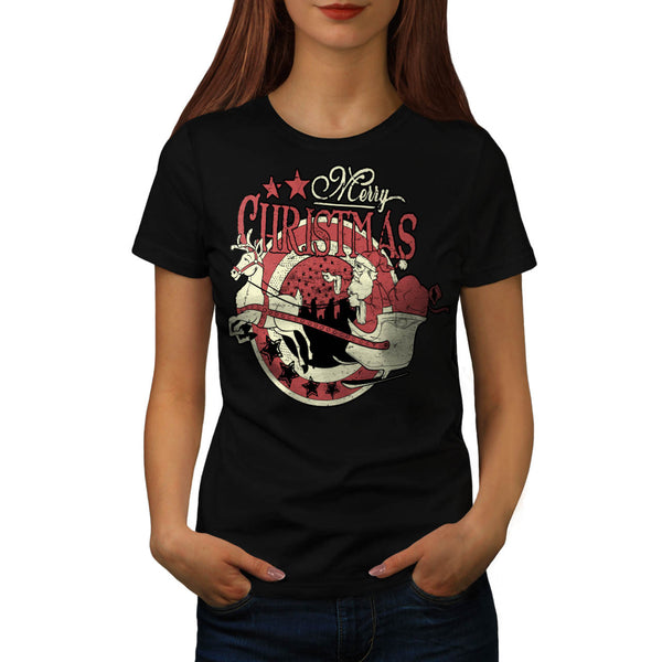 Merry Christmas Life Womens T-Shirt