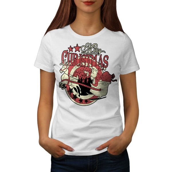 Merry Christmas Life Womens T-Shirt