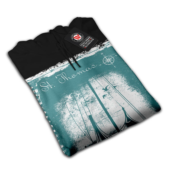 St Thomas Harbour Mens Hoodie