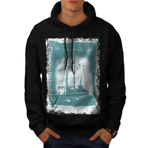 St Thomas Harbour Mens Hoodie