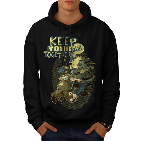 Keep Your Poop Level Mens Hoodie
