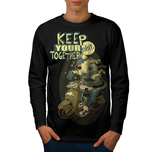 Keep Your Poop Level Mens Long Sleeve T-Shirt