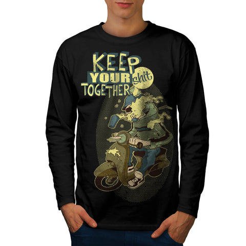 Keep Your Poop Level Mens Long Sleeve T-Shirt