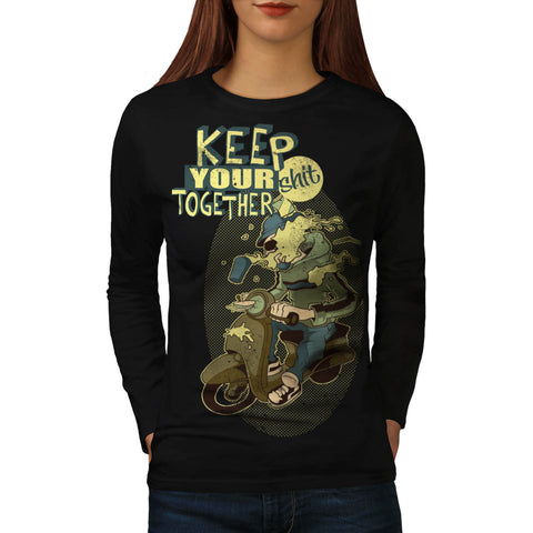 Keep Your Poop Level Womens Long Sleeve T-Shirt