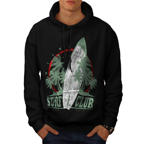 Miami Surfing Club Mens Hoodie