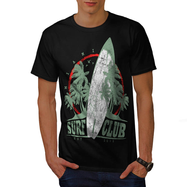 Miami Surfing Club Mens T-Shirt