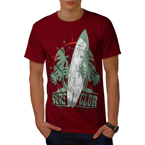 Miami Surfing Club Mens T-Shirt