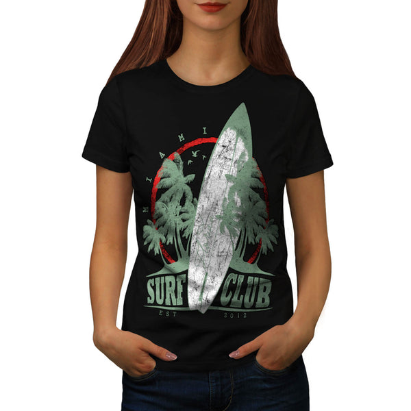 Miami Surfing Club Womens T-Shirt