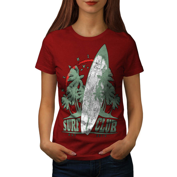 Miami Surfing Club Womens T-Shirt
