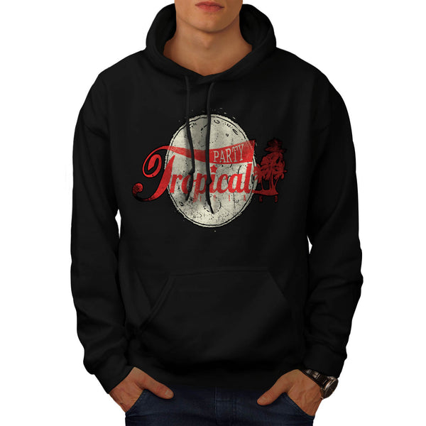 Party Tropical Land Mens Hoodie