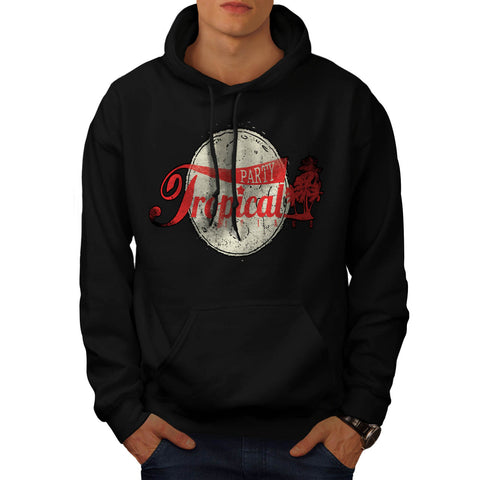 Party Tropical Land Mens Hoodie