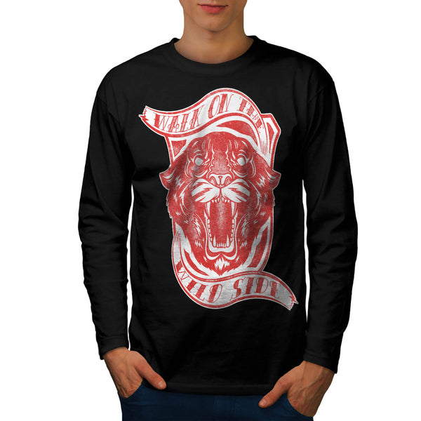 Walk On Wild Side Mens Long Sleeve T-Shirt