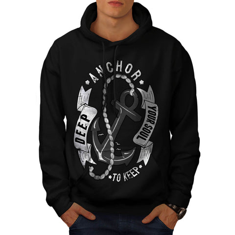 Anchor Soul To Keep Mens Hoodie