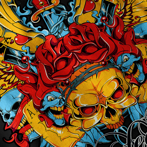 Ink Infection Demon Mens Hoodie