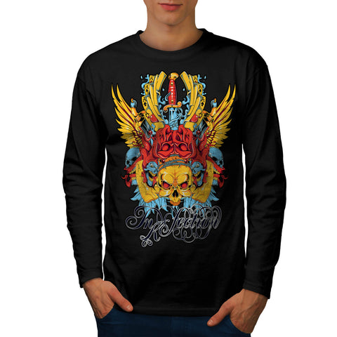 Ink Infection Demon Mens Long Sleeve T-Shirt