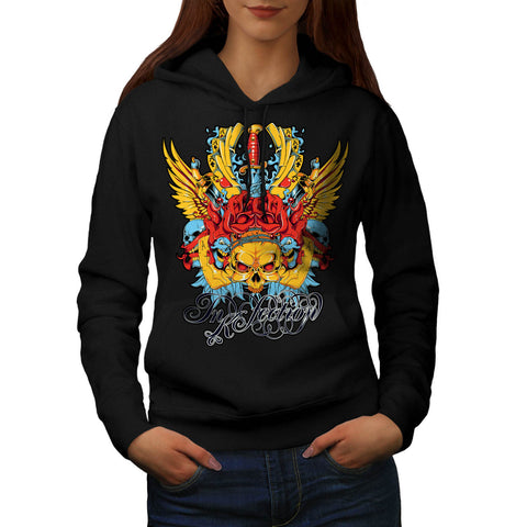 Ink Infection Demon Womens Hoodie