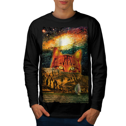 Wild Cat Wilderness Mens Long Sleeve T-Shirt