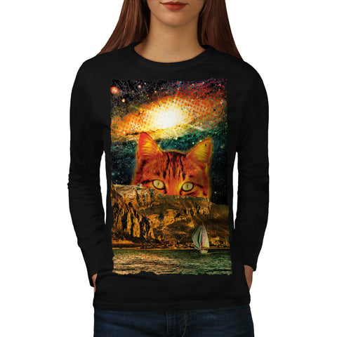 Wild Cat Wilderness Womens Long Sleeve T-Shirt