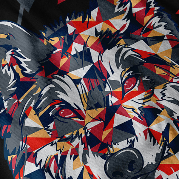 Wolf Animal Head Mens Hoodie