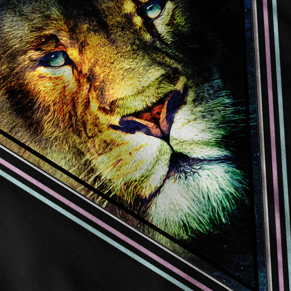 King Of Jungle Lion Mens Long Sleeve T-Shirt