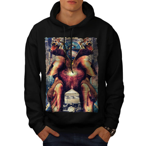Armour Knight Model Mens Hoodie
