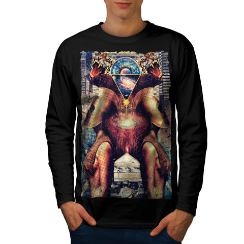 Armour Knight Model Mens Long Sleeve T-Shirt
