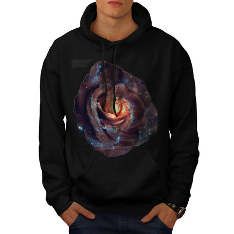 Rose Head Universe Mens Hoodie