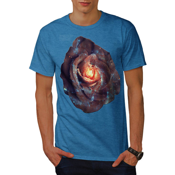 Rose Head Universe Mens T-Shirt