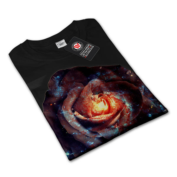 Rose Head Universe Mens Long Sleeve T-Shirt