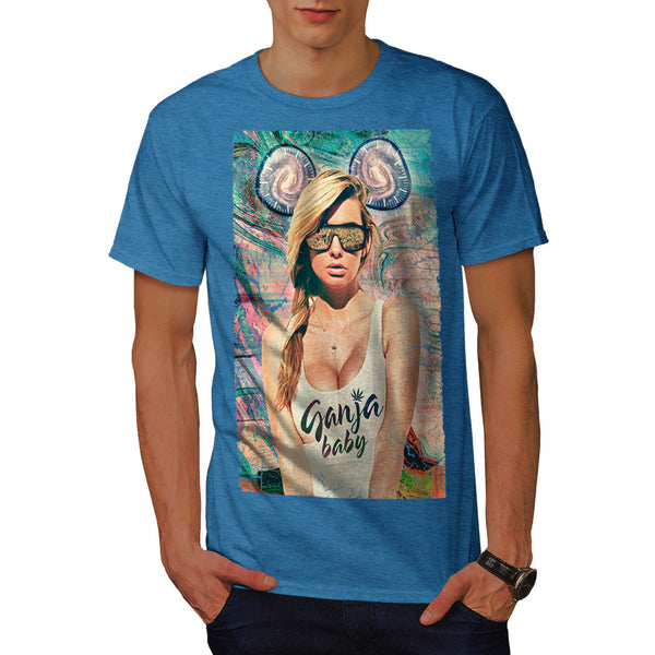 Ganja Baby Glamour Mens T-Shirt