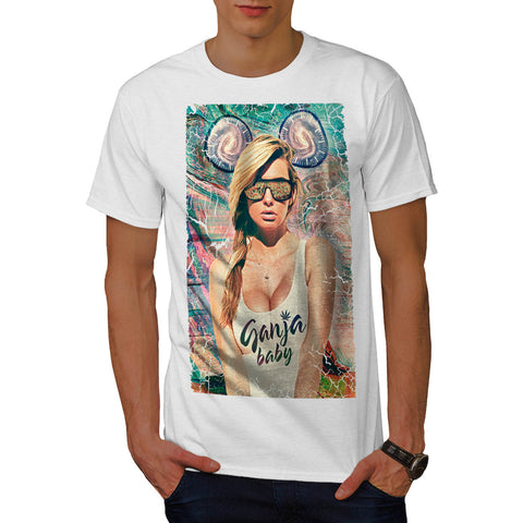 Ganja Baby Glamour Mens T-Shirt