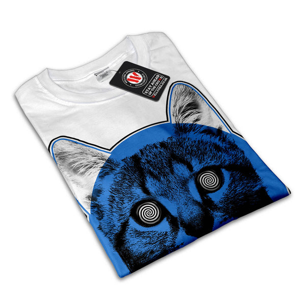 Kitty Cat Eye Swirl Womens T-Shirt