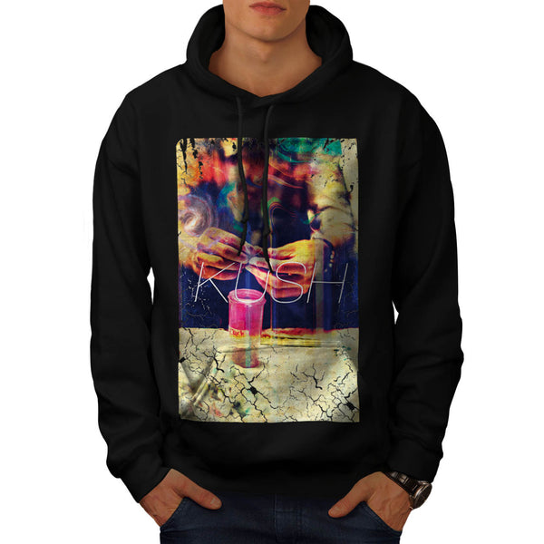 Crumble Kush Smoke Mens Hoodie