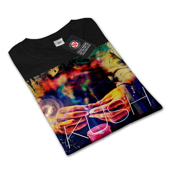 Crumble Kush Smoke Mens Long Sleeve T-Shirt