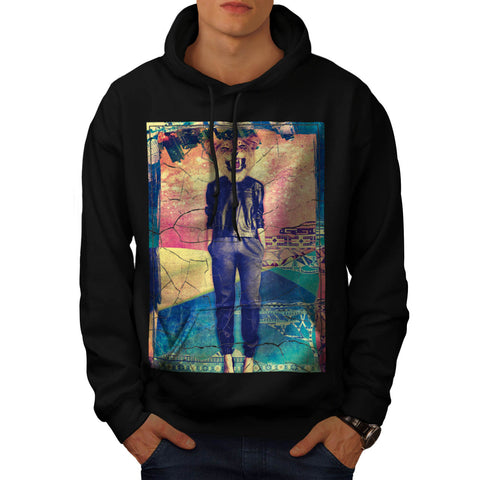 Lion Face Mask Girl Mens Hoodie