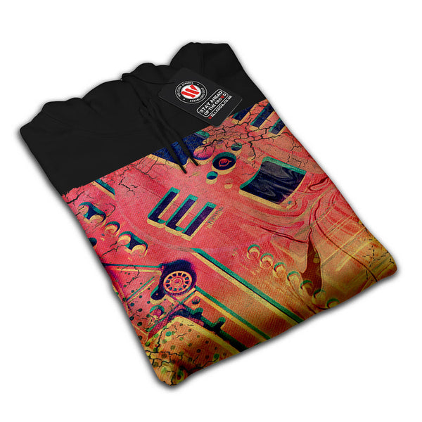 Love Analogue Print Mens Hoodie